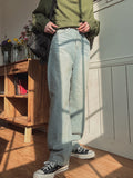 Ripple Semi Baggy Denim Pants
