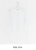 Siho Summer See-Through Tencel Cardigan