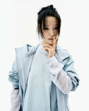 Paneled Crop Shell Jacket