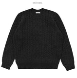 Soft cable heavy knit