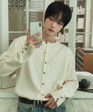 Hand Roll-up Round Cardigan