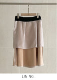 Lacey Suede Flared Skirt