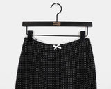 Tano Dot Lace Ribbon Long Skirt