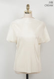Prina Pleated Half Neck Blouse