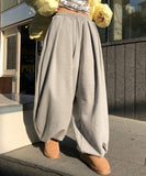 Pebble Heavy Pintuck Balloon Sweatpants