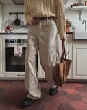 Rich Chenille Corduroy Wide Pants