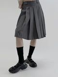 Ozu Pleats Midi Skirt