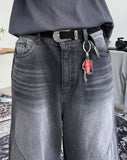 Eddie Dart Bermuda Denim Pants