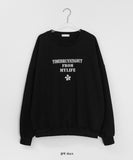 [Unisex] Tolos Pigment Clover Printing Over Sweatshirt
