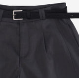 [NONCODE] Temin Pintuck Shorts (Belt Set)