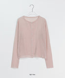 Noket Summer Ribbed Round Cardigan