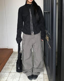Felik Multi-Pocket Cargo Wide Pants