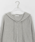 Komori Hood Knit Cardigan