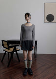 TIE NECK LONG SLEEVE