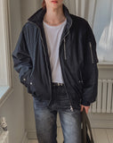 Bern Cotton Crop Zipper Blouson