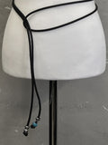 Biz leather strap belt