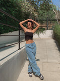 -3 kg Maxi Wide Denim Pants