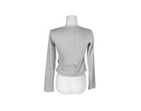 Delrin Ribbon Lace Layered Cardigan T-Shirt