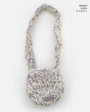 Pcong Bokashi Knit Fur Mini Shoulder Crossbody Bag