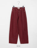 Dashu Pigment Color Wide Pants