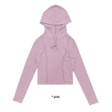 STRAP CROPPED HOOD TOP