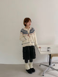 Kyokin Duffle Nordic Wool Knit Cardigan