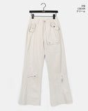 Moody cut pocket bootcut pants