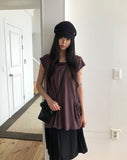Denic Stripe Short Sleeve One Piece