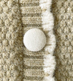 Sopid Frill Collar Knit Cardigan