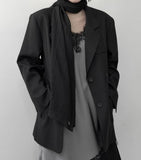 Pinble Stripe Pocket Wrap Jacket