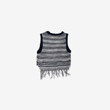 Mijeune Fringe Sleeveless Knitwear