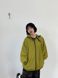 [unisex] Agenda Summer Color Matching Hood Wind Jumper