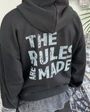 Nether Flag Crop Hood Zip-Up