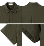 Renter Two-Pocket Crop Short Sleeve Shirt