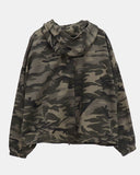 Jack Camo Two-Way String Hood Bomber Jacket