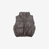 Linian Leather Padded Vest