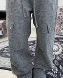 Leto Pigment Leopard Cargo Pants
