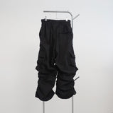 Retif String Shirring Wide Pants
