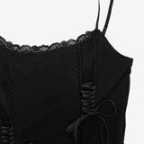 fuzzy corset lace one piece