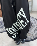 Journey Brushed Lettering Pants