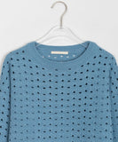 Itero Punching Round Crop Knit