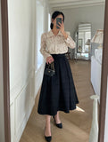 Rode Pleated Long Skirt