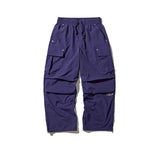 Wide Cargo Parachute Pants