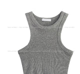 [U-BASIC] Winnie Halter Ribbed Sleeveless