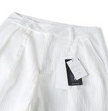 Wrap Snap Hidden Button Wide Slacks