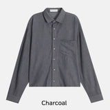 Peak Crop Striped Shirt