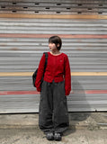 [Unisex] Cordinden Pigment Cargo Wide Pants