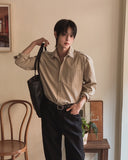 Soban epaulet crop long sleeve shirt