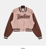 New york embroidery varsity jacket