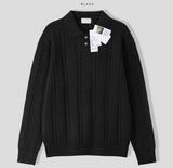 Modal Cable Collar Knit